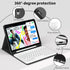 New iPad 10th Generation 2022 Keyboard Case, Detachable Wireless Bluetooth Keyboard, Auto Sleep/Wake, Black