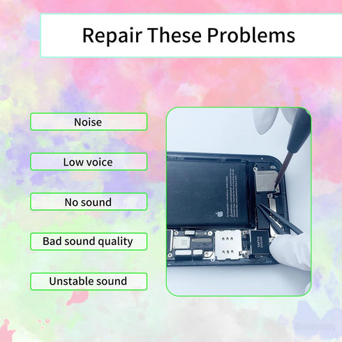 Loud Speaker Ringer Buzzer Replacement for iPhone 11 Pro Unit, 11Pro Repair Assembly, Fix Audio Performance