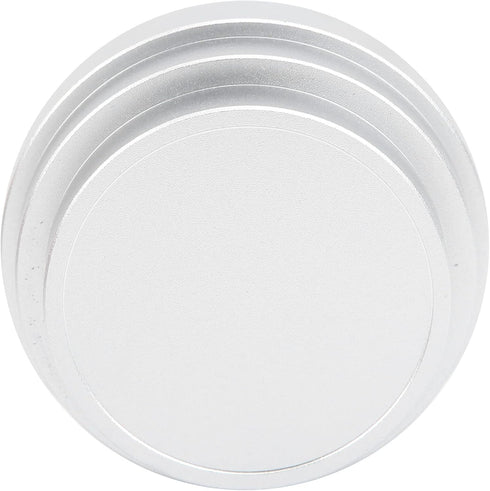 All Metal Camera Rear Lens Dust Cover Protector for DKL Mount Lens, Alloy Silver Strong Protection from Dust