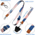 OUTXE Phone Lanyard, 4 Pads, Adjustable Neck Strap, Wrist Strap, Nylon Lanyard Compatible with All Smartphones