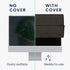 34-35" kwmobile Monitor Cover Compatible with Monitor - Dust Cover Computer Screen Protector - Dark Grey