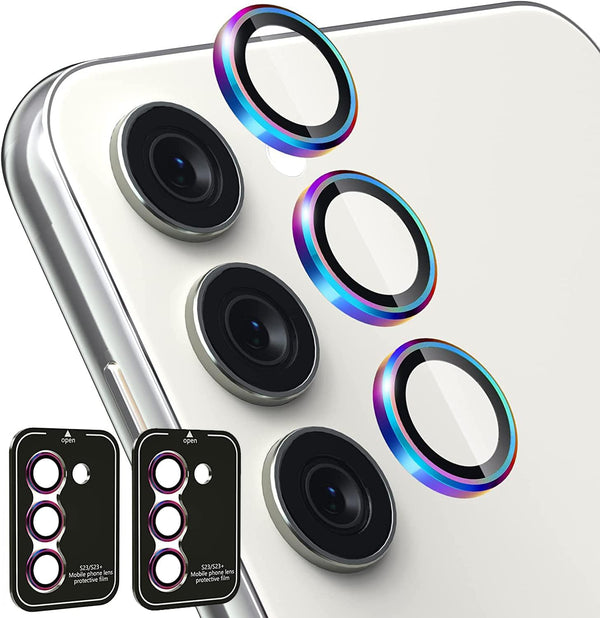 (2 Set) Scratch-Resistant HD Clarity Camera Lens Protector for Samsung Galaxy A55 5G, Ultra-Thin 9H Tempered Glass