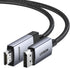 4K@60Hz 1.2 2.0 6.6FT UGREEN DisplayPort to HDMI Cable HDR Active DP to HDMI Cord Aluminum Braided Uni-Directional