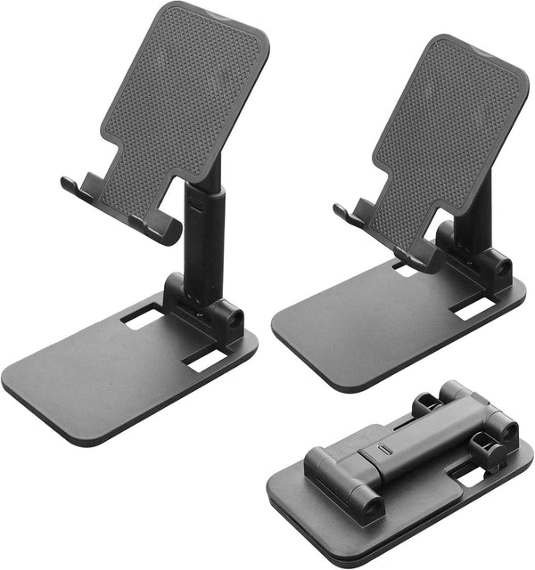 POHFP 3 Pcs Cell Phone Stand,Fully Foldable and Angle Height Adjustable with Silicon