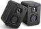 Passive Bookshelf Speakers for Home Theater Surround Sound, Classic Wood Grain for Record Player/Computer/TV, Wall