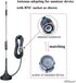 Dixingtek 45mm VHF UHF BNC Amateur Radio Scanner Antenna Magnetic Base, Compatible with Amateur cb Radio Police Scanner