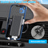 zipelo 360 Car Phone Holder, Vehicle Air Vent Smartphones Mount with Metal Hook Clip, Rotation Hands Free Automotive