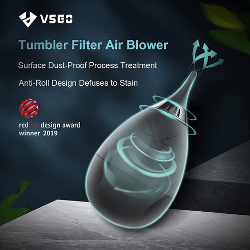 VSGO VS-A2E Professional Lens Cleaning Kit with Air Blower, Microfiber Cloth, Wet Wipes, Lens Cleaner, Metal Brush,