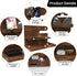 Iswabard Gifts for Men Wood Phone Docking Station Birthday Gift for Men Valentines Day Gifts Father Gift for Him