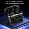 Wireless Earbuds with LCD Touch Screen, Bluetooth 5.3, Noise Cancelling, 32H Playback, IP4 Waterproof, 1.47" Screen