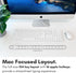Macally Full-Size USB Wired Keyboard for Mac Mini/Pro, iMac, MacBook with Numeric Keypad