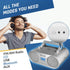 KLIM B4 MP3, Boombox CD Player Portable Audio System - AM/FM Radio with CD Player, Bluetooth, AUX, USB - Wired