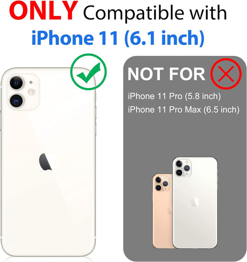 SPORTLINK Waterproof Case for iPhone 11, Full Body Heavy Duty Protection, Shockproof Dustproof with Clear Screen
