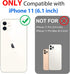 SPORTLINK Waterproof Case for iPhone 11, Full Body Heavy Duty Protection, Shockproof Dustproof with Clear Screen