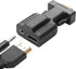 CERRXIAN HDMI to VGA Adapter with 3.5mm Audio Jack Cable,Gold Plated HDMI to