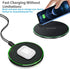 Wireless Charger for Samsung Galaxy S23/S23+/S22/S22+/S21/S20/S20+/S10/S9+/S9/S8/S8+/S7/Note10/Note9/Note8, 15W Wireless Charging Pad with USB-C for Samsung(Android) iPhone Black(No AC Adapter)