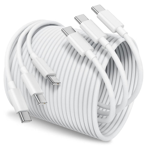 USB C to USB C for Apple iPhone 15 Charger Cable, 3-Pack 3ft Fast Long Charging Cord for iPhone 15/Pro/Plus