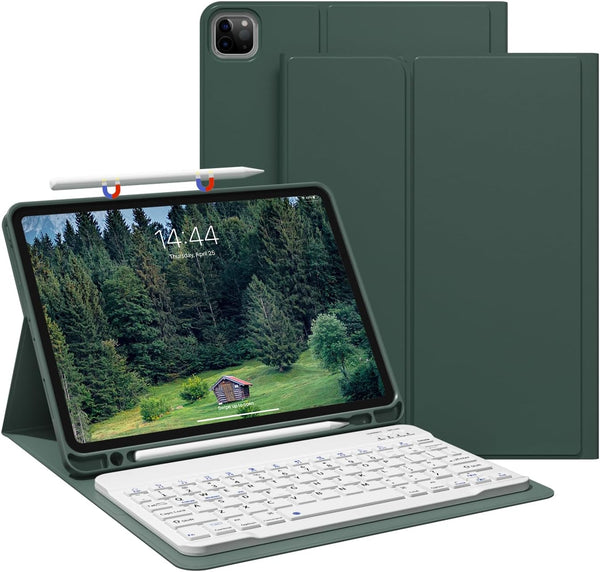 Keyboard Case with Detachable Wireless Bluetooth Keyboard for iPad Pro 11 inch (4th/3rd/2nd/1st Gen)