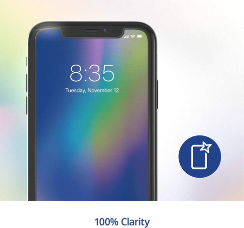 max Protection HD Screen Protector, 2 Pack Tempered Glass for Apple iPhone 12 Mini, Case Friendly