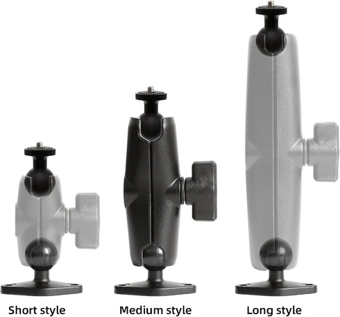 xik 1/4"-20 Thread Camera Mount Holder for Wall/Desk/Car/Boat,AMPS Standard Hole InstallationFits DSLR, CCTV, Action