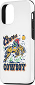 iPhone 13 Vintage Cowhide Riding Coors Cowboys Western Country Case