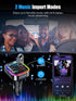 LENCENT Bluetooth 5.3 FM Transmitter, PD 30W & QC3.0 Fast Charger Bluetooth Car Adapter for Hi-Fi Music