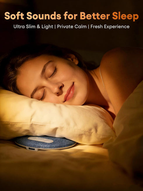 6.0 S1 ZOMBIES CAT Under Pillow Speaker for Sleeping, Bluetooth Sleep Speaker with White Noise & Sleep Timer, Thin
