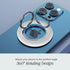 COCOMII 360 Magnetic Phone Ring Holder for MagSafe, Rotation Finger Grip Stand, Matte White