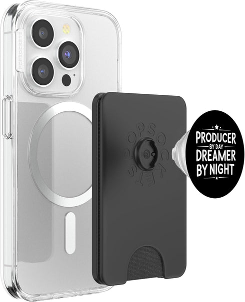 Filmmaker Producer Dreamer Day Filmmaker Producer by Day Dreamer by Night Funny Quotes PopSockets PopWallet for MagSafe