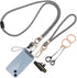 Cell Phone Lanyard with Safety Breakaway Buckle, 1x Phone Neck Strap, 1x Phone Wrist Lanyard Strap, 2× Phone Patches,