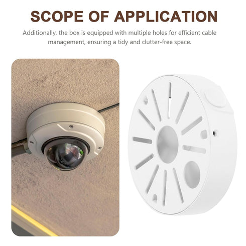 VILLCASE Universal Security Camera Junction Box, Aluminum Alloy Mount Bracket, Hide Cable Base for CCTV