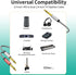 Insert Cable 6ft, 1/4 Stereo to Dual 1/4 Mono Cable, Stereo Breakout 1/4 Y Cable, Compatible with Amplifiers, Speaker