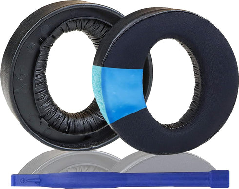 Adhiper Replacement Ear Pads for Sony Playstation 5 Pulse PS5 3D Headset, Black Cooling Gel Ear Cushions