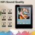 woolynew MP3 1.8 inch 512GB, 32GB Player with Bluetooth, Screen Portable Music Player with Speaker, FM Radio, Recorder