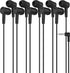 Maeline 5 Pack Earbuds, in-Ear Stereo Headphones for School, Library, Travel, Gym with 3.5mm Jack, Tangle-Free Wired