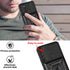 CCSmall Case for Motorola Moto G60 with Slide Camera Cover, Heavy Duty Protection Phone Case with Kickstand