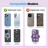 QxbBox Silicone Suction Cup Phone Case Mount Double Sided, Hands-Free Strong Grip Holder for Selfies and Videos,Silicon