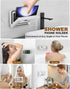 Upgraded Shower Phone Holder, Waterproof with Speaker Hole, Touch Screen Shower Phone Stand Case for iPhone 15 14 13 12