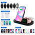 Wireless Charger 3 in 1 Charging Station Qi-Certified Fast Charging Stand for iPhone and Apple Watch