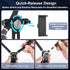 Magnetic Neck Phone Holder, 4 in 1 Neck Mount for Phones, Action Camera, Hand Free Cell Phone Neck Holder for Recording
