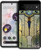 CARLOCA Art Deco Stained Window Pattern Case for Google Pixel 7 Pro, Shockproof Anti-Scratch Design for Girl Boy