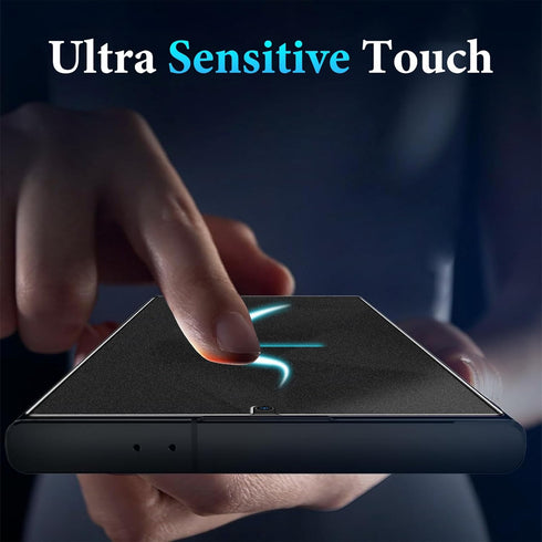 LYWHL 2 Pack Matte Privacy Screen Protector for Samsung Galaxy S24 Ultra, Anti-Spy, Anti-Glare, Full Adhesive