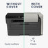 kwmobile Dust Cover for Brother DCP-L2530DW / L2550DN - Printer Case, Light Grey Fabric Protector
