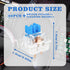 Deftomo 50 3-Pin Pcs Blue Keyboard Switches, Clicky Tactile Mechanical Keyboard Switches, Complete DIY Replacement Kit