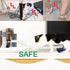 White Cable Organizer Cord Wire Cover Hider Sleeve Management, 2 PCS, VIWIEU Clutter Free Tube with Cable Tie Clips