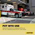 JAMTOM Compact PA Siren Horn, 200W/8 ohms Ultra Slim Speaker for Police, Ambulance, Engineer Vehicles