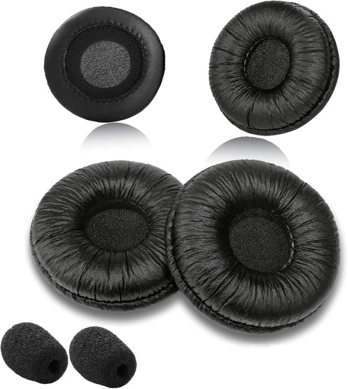 Ear Cushions for Plantronics Headset Replacement, 50mm Ear Pads Compatible with Plantronics HW251N HW261N HW510 HW520