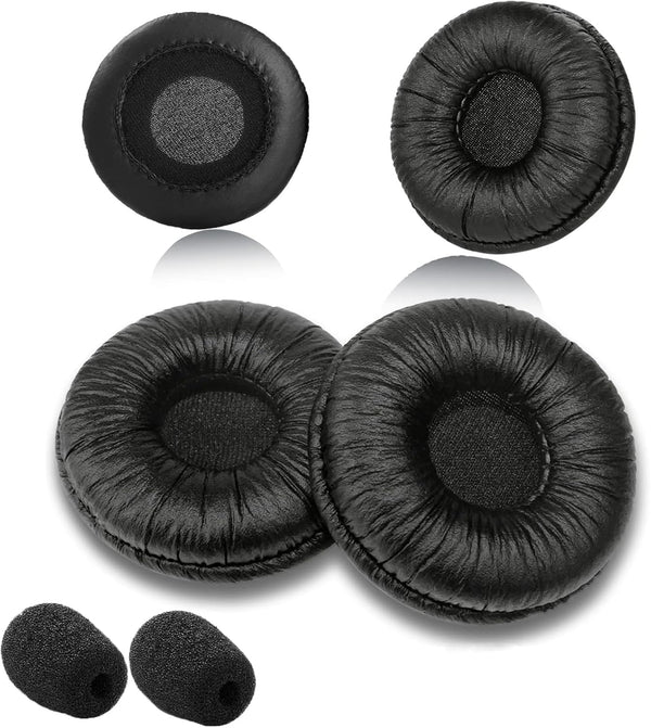 Ear Cushions for Plantronics Headset Replacement, 50mm Ear Pads Compatible with Plantronics HW251N HW261N HW510 HW520