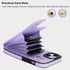 Folosu 15 360Rotation 6.1 Inch Compatible with iPhone Case Wallet with Card Holder, Finger Ring Holder Kickstand, RFID
