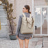 Backpack Backpack Leisure,16 Inch,Apricot Convertible Laptop for Women Men Carry on Tote Teacher Bookbag for College